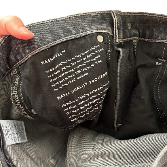 Banana Republic 29P Petite Jeans High Rise Slim Soft Black Stretch Casual - Picture 3 of 10